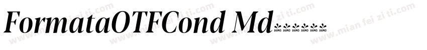 FormataOTFCond Md字体转换